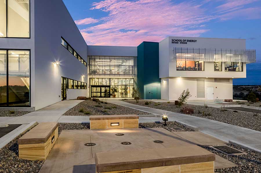 San Juan College School of Energy at Sunset