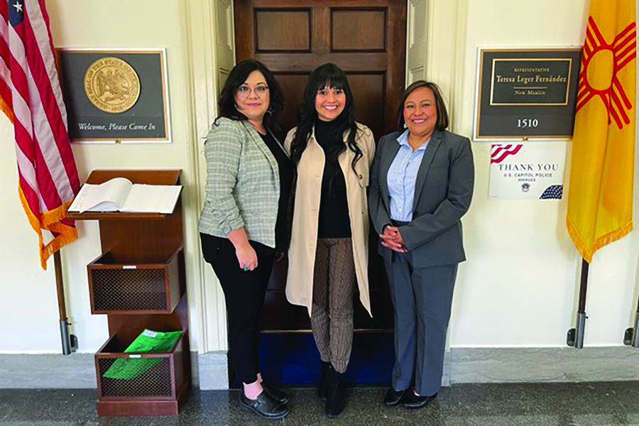 TRIO team at the state senate