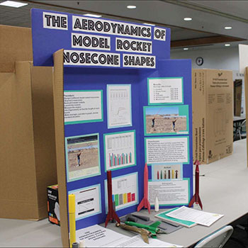 Science Fair project of the Aerodynamics of Model Rocket Nosecone Shapes