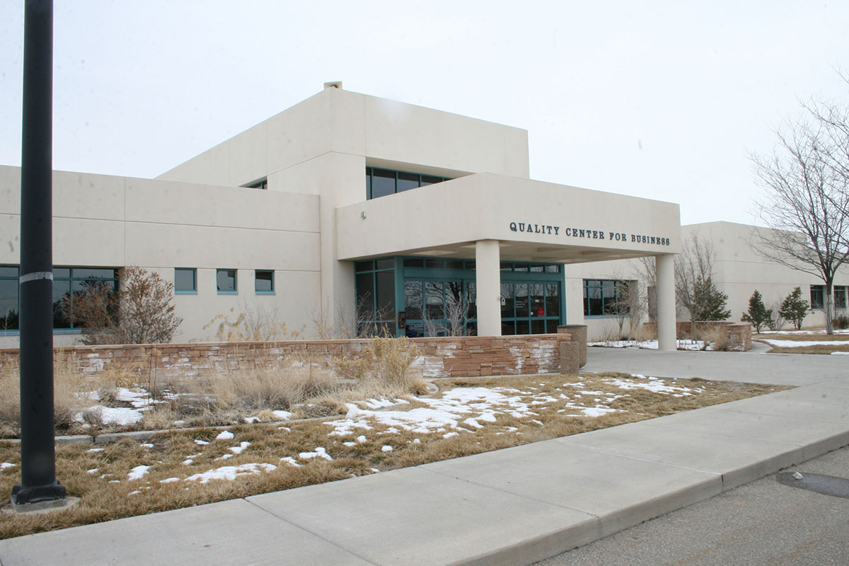 Exterior shot of the Quality Center for Business