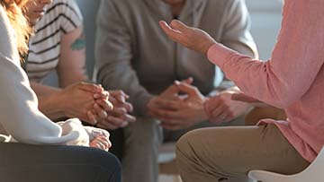 People sitting in a circle