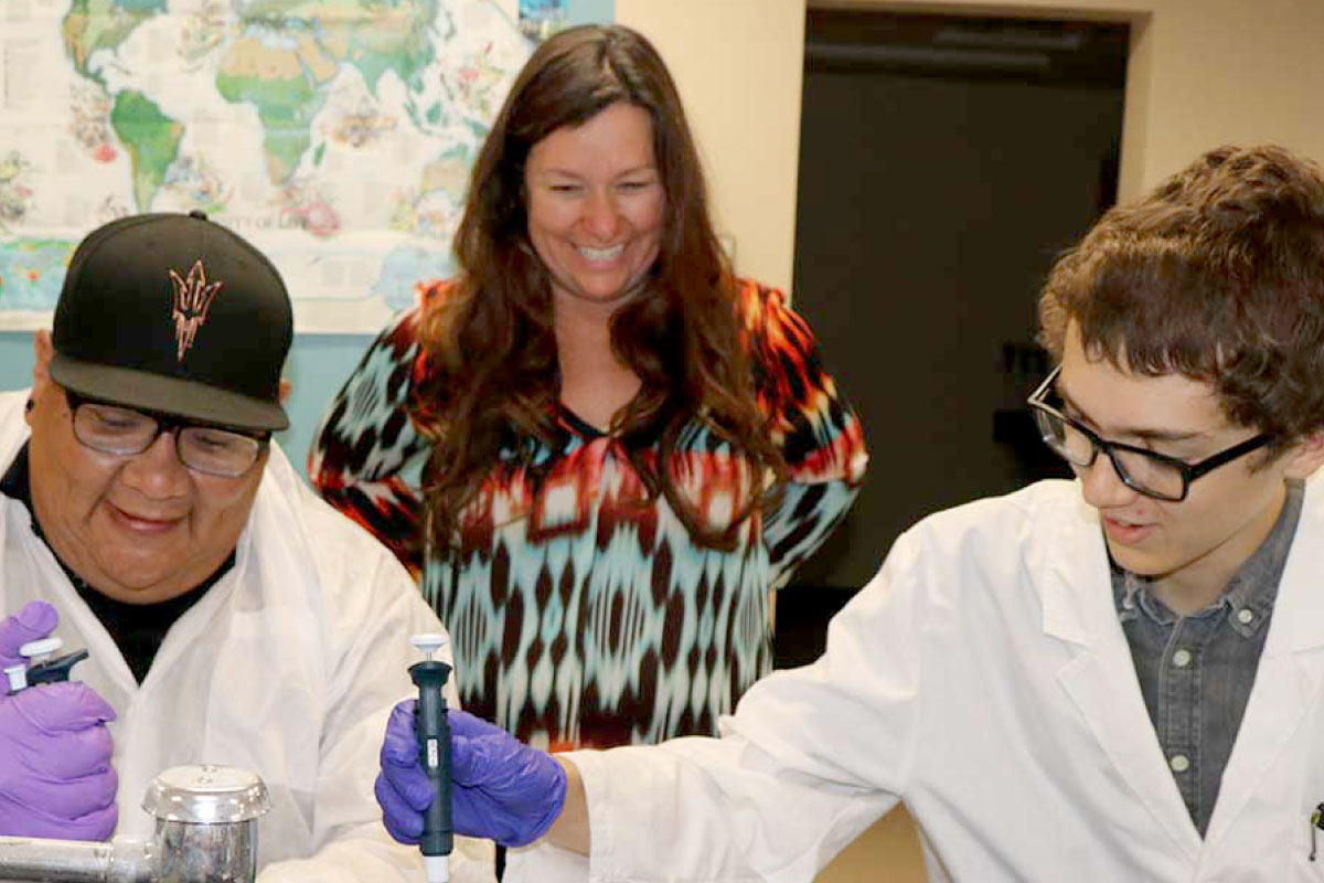 Students in the School of Science, Math and Engineering