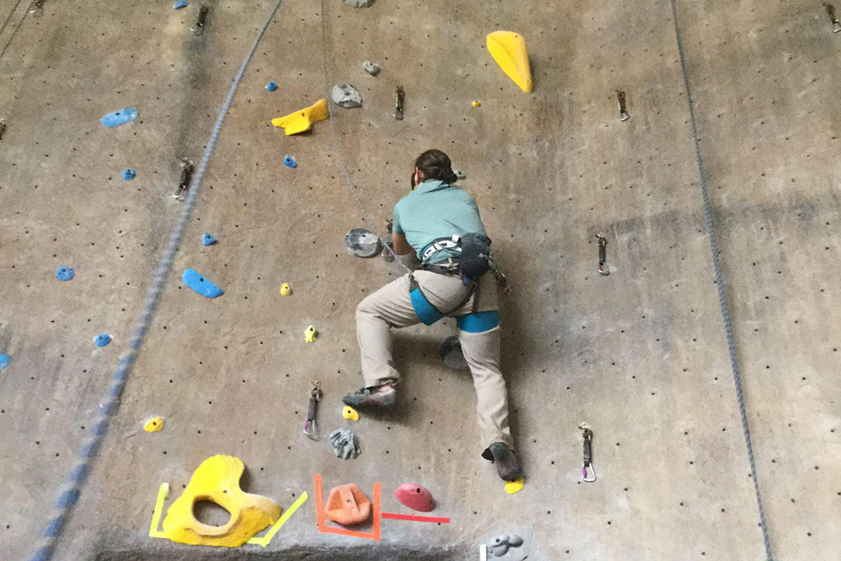 Explore the SJC Climbing Wall!