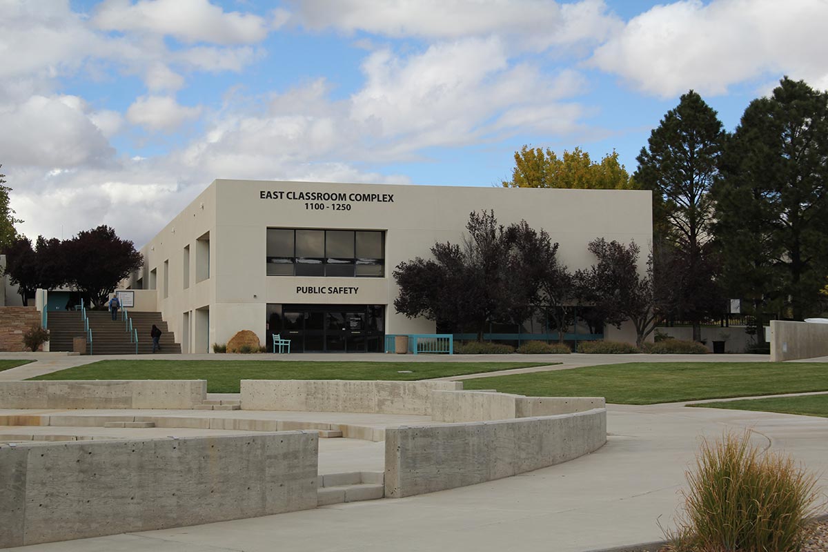 The front of the East Classroom Complex where Department of Public Safety is house at San Juan College.