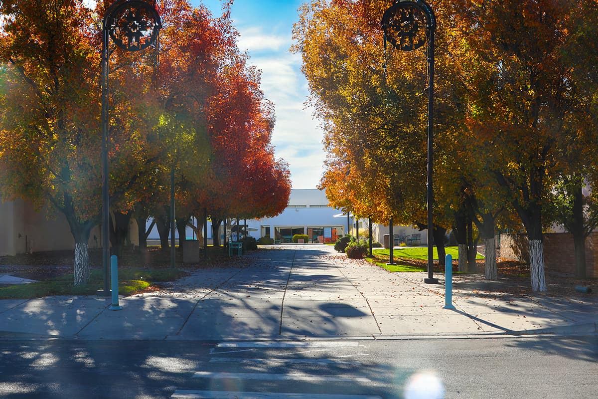 San Juan College Campus during Fall.